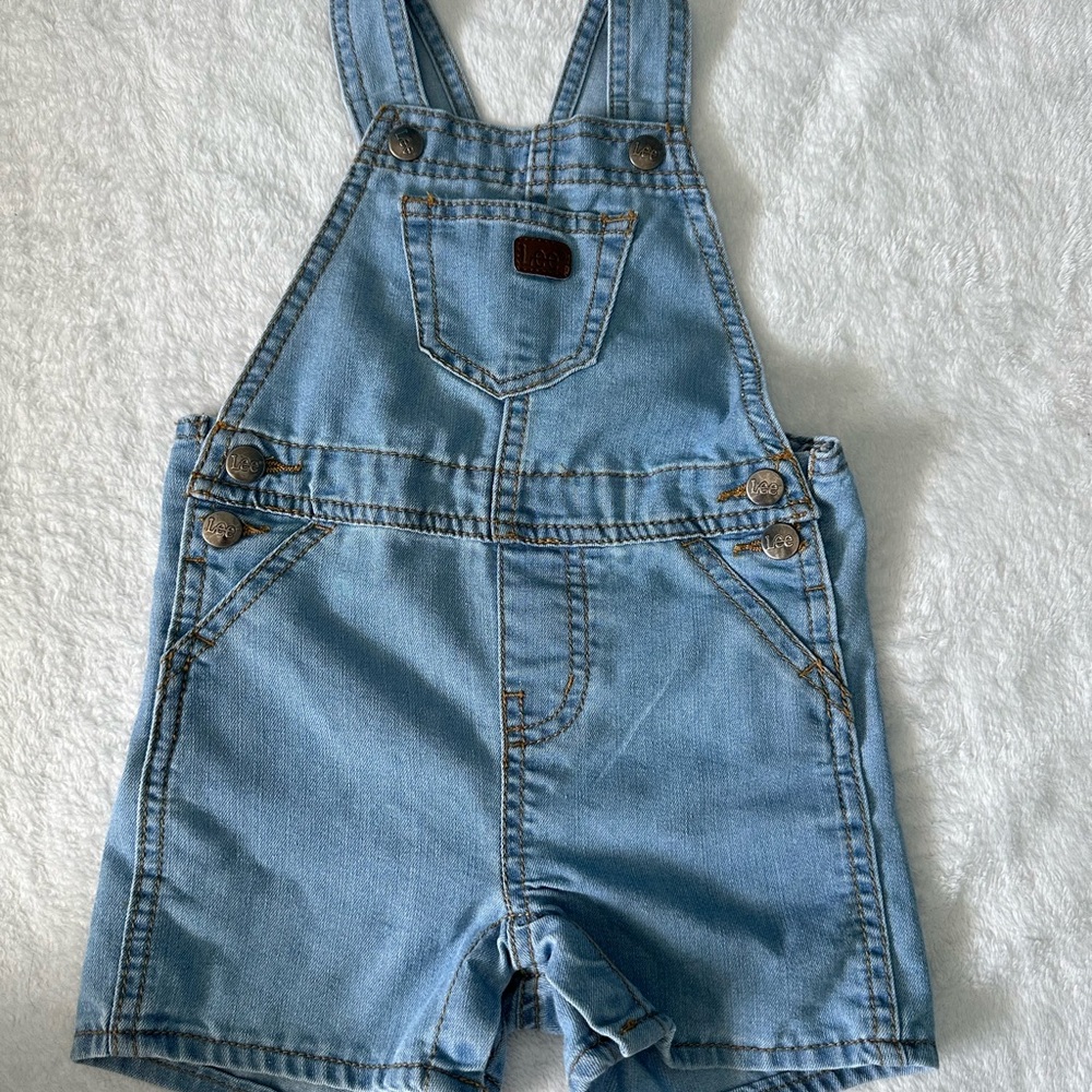 Lee Light Blue Kids Overalls